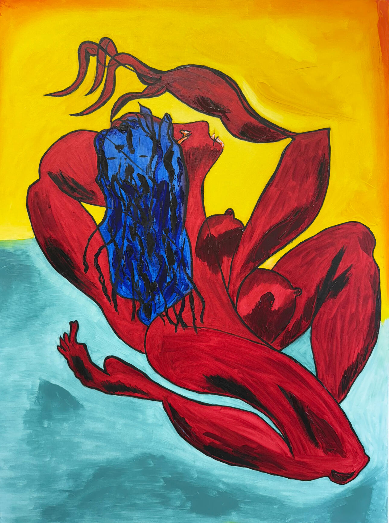 Figurative oil painting by Jerry Khach.