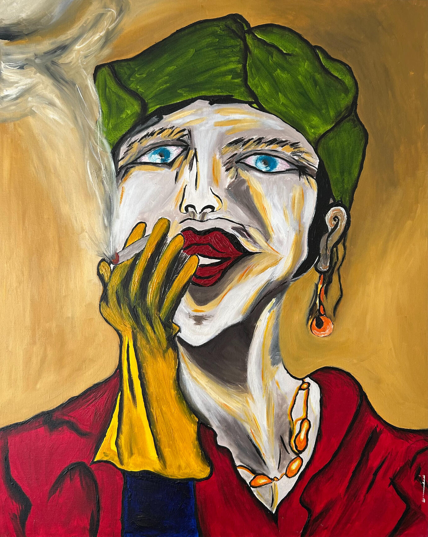 Portrait oil painting by Jerry Khach.